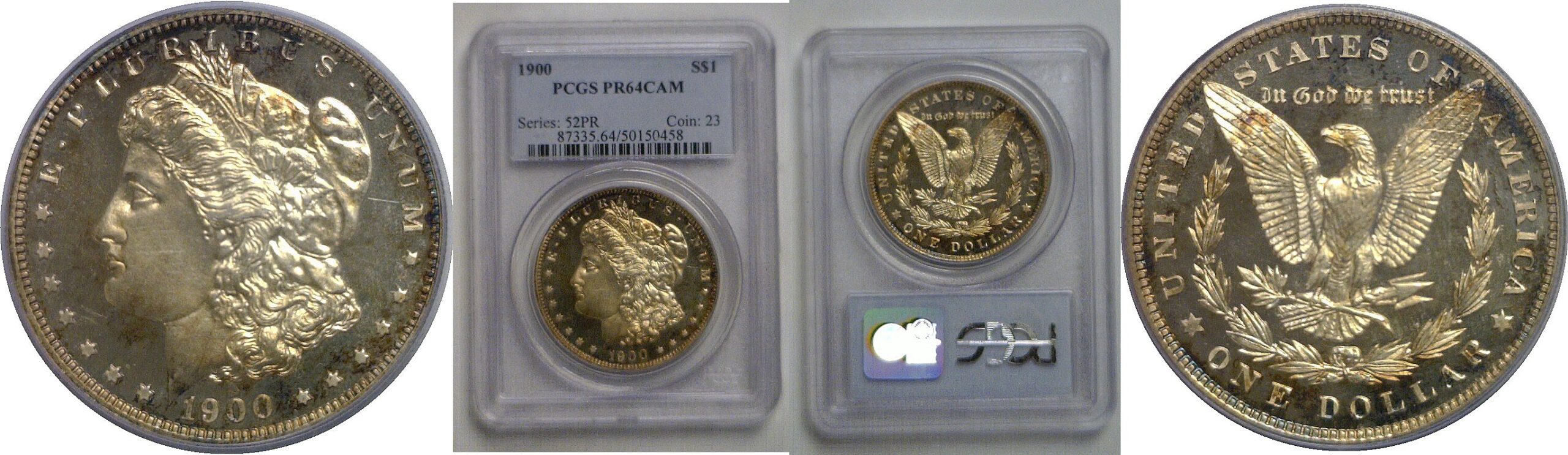 1900 Morgan Dollar    PCGS PR-64 CAM