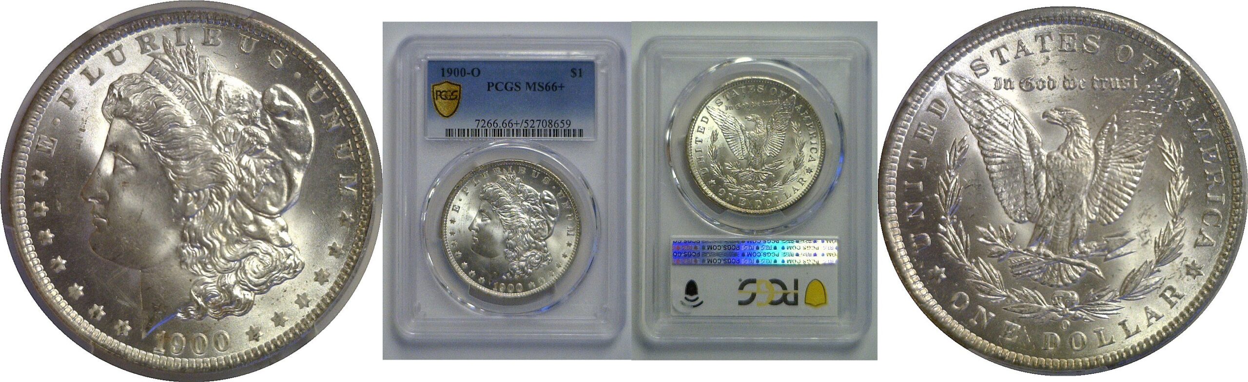 1900-O Morgan Dollar   PCGS MS-66+