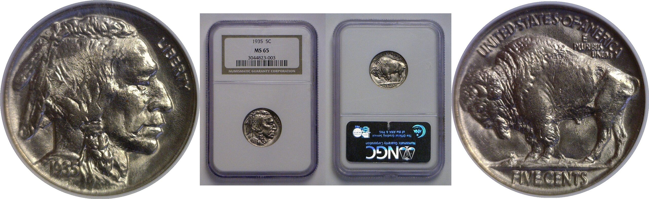 1935 Buffalo Nickel   NGC MS-65