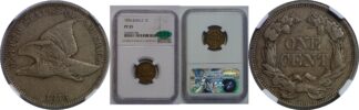 1856  Flying Eagle Cent   NGC PR-35  CAC