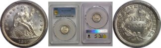 1841 Seated Liberty Dime    PCGS MS-65