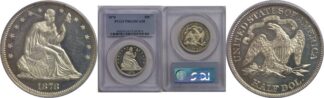 1878  Seated Liberty Half Dollar   PCGS PR-63 DCAM