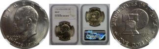 1976-D Eisenhower Dollar   NGC MS-67