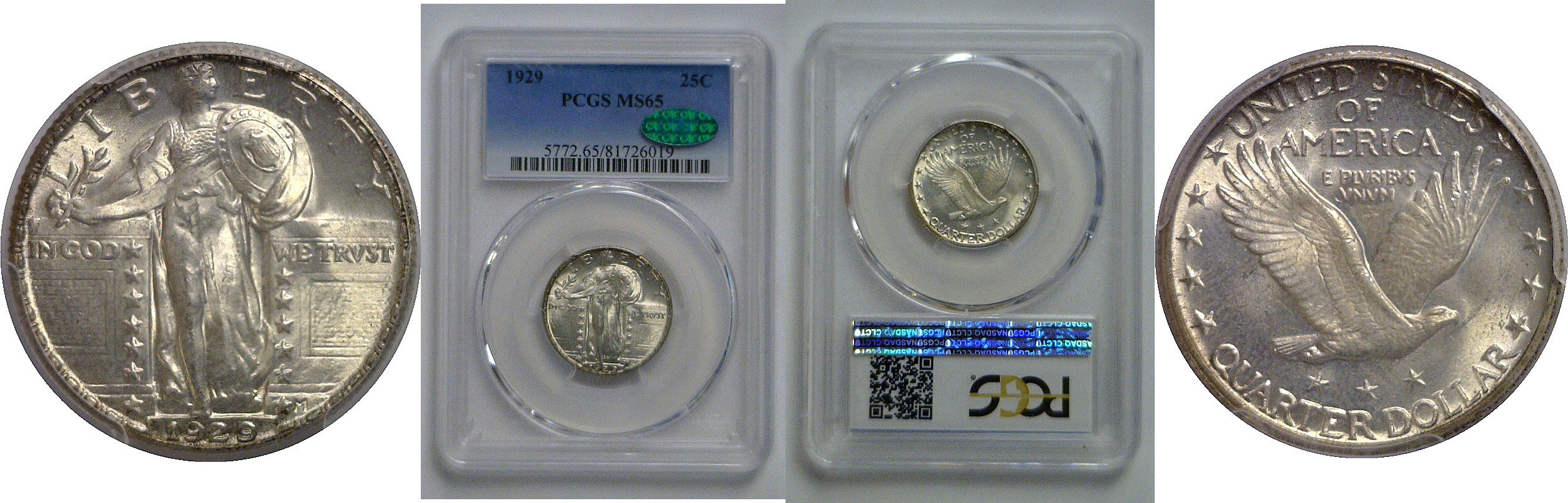 1929 Standing Liberty Quarter   PCGS MS-65  CAC