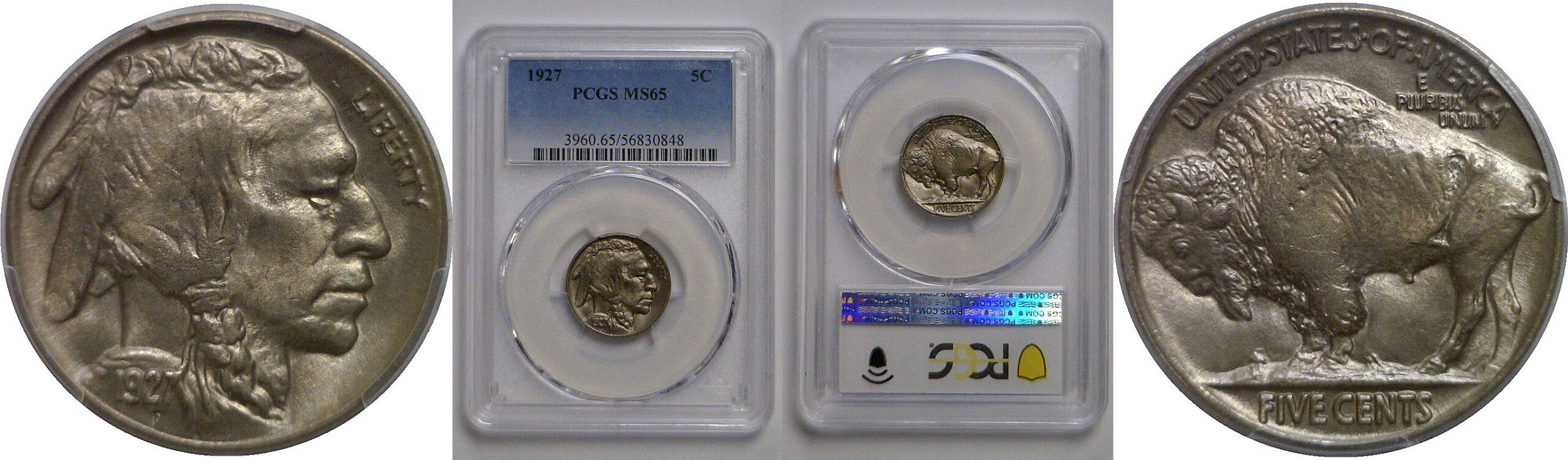 1927 Buffalo Nickel   PCGS MS-65