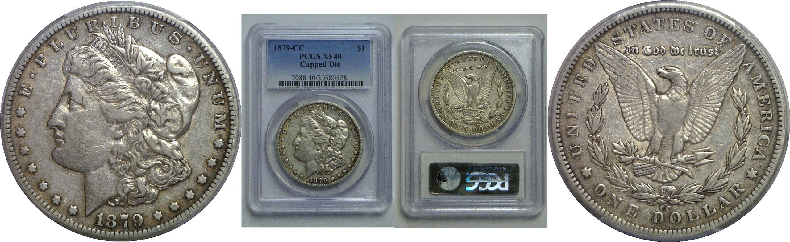 1879-CC Morgan Dollar   PCGS XF-40