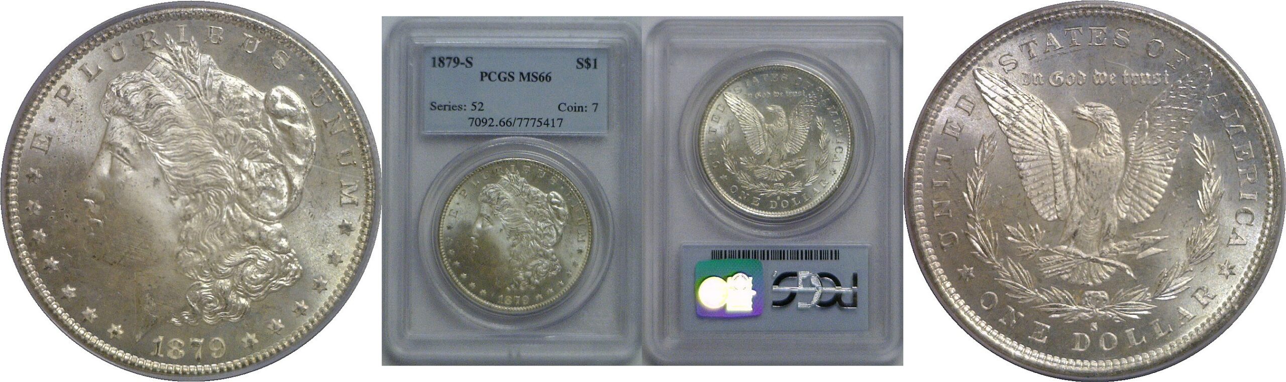 1879-S Morgan Dollar   PCGS MS-66