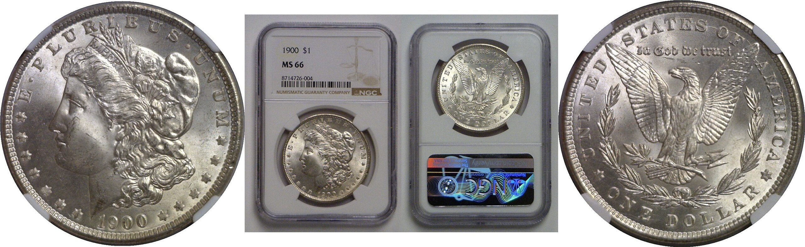 1900 Morgan Dollar   NGC MS-66