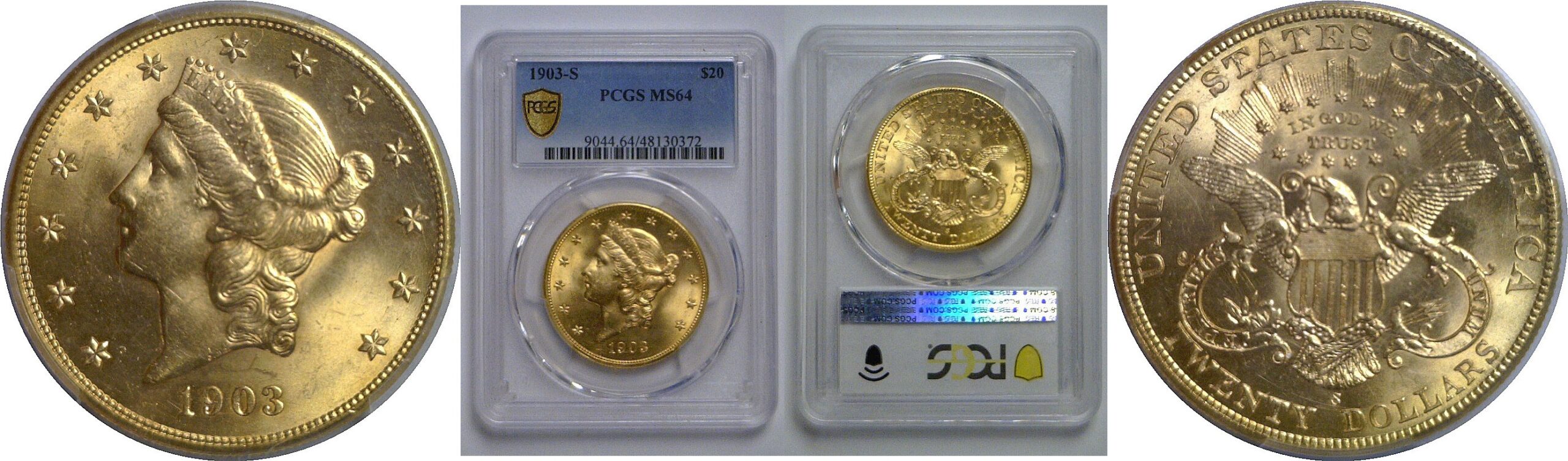 1903-S $20 Liberty   PCGS MS-64