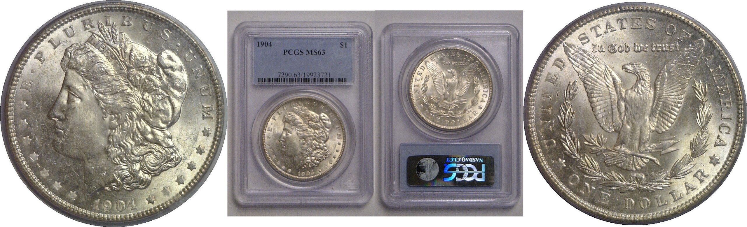 1904 Morgan Dollar   PCGS MS-63