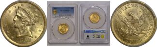 1852 $5 Liberty   PCGS MS-63+