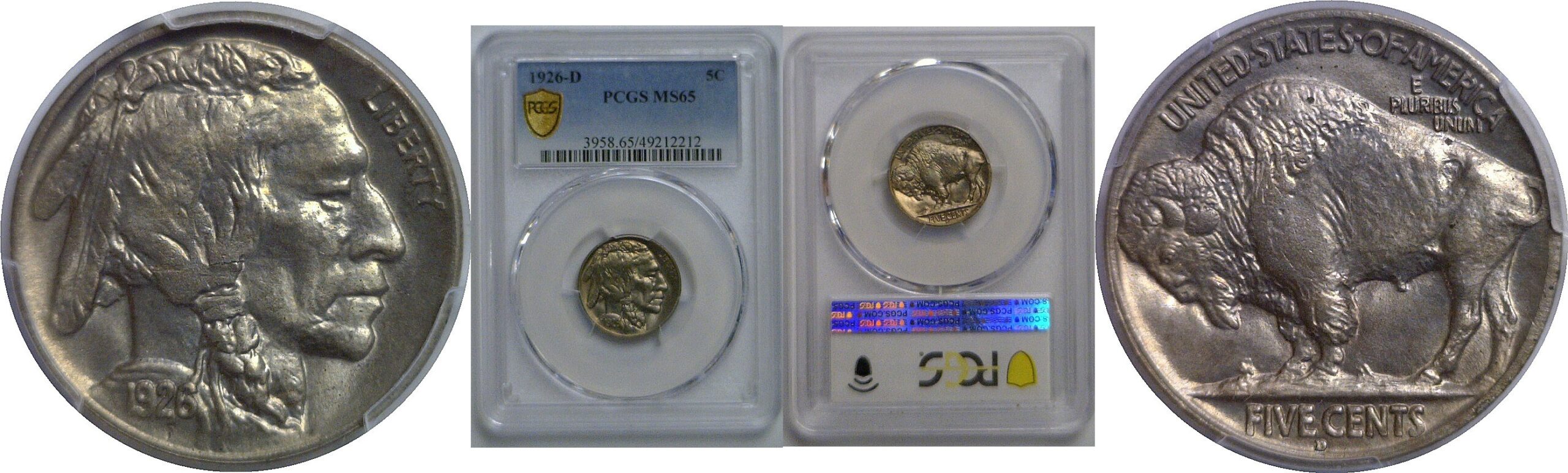 1926-D Buffalo Nickel   PCGS MS-65