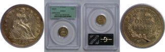 1853 Seated Liberty Dime  PCGS MS-64