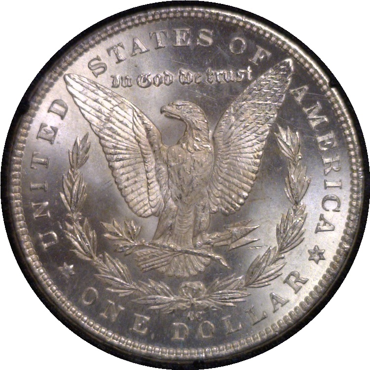 【コレクション整理8枚セット】NGC バチカン 1883-CC Morgan Dollar NGC MS-63 GSA Plastic - Coast to Coast Coins