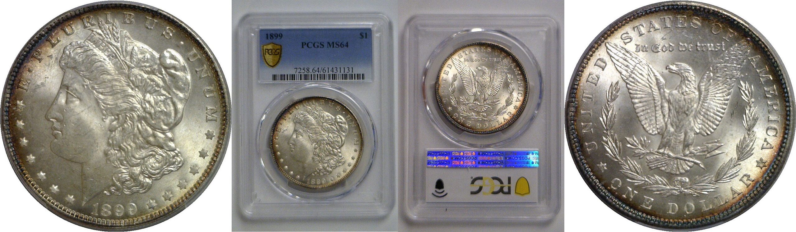 1899 Morgan Dollar   PCGS MS-64