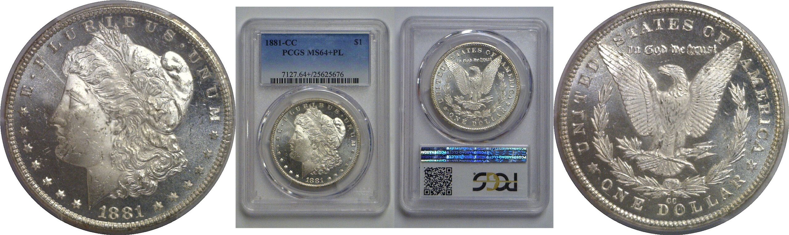 1881-CC   Morgan Dollar   PCGS MS-64+ PL