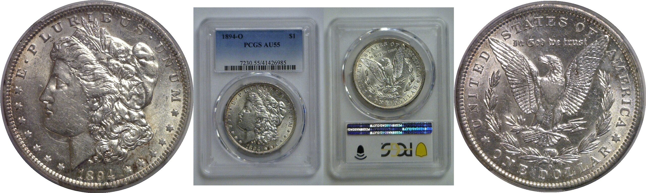 1894-O Morgan Dollar   PCGS AU-55