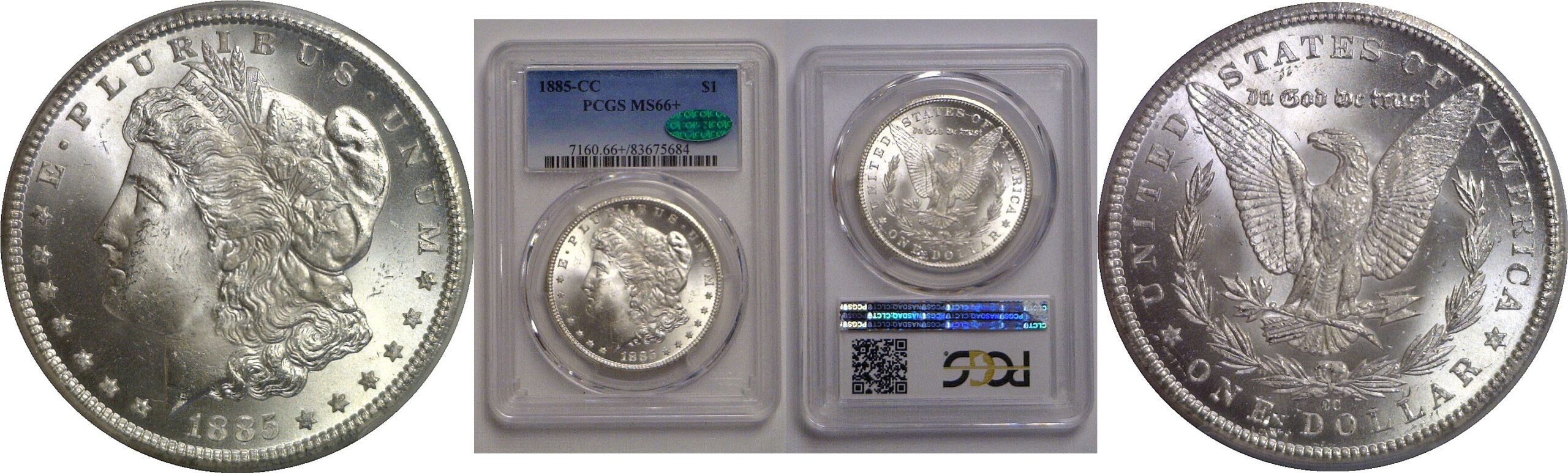 1885-CC Morgan Dollar   PCGS MS-66+ CAC