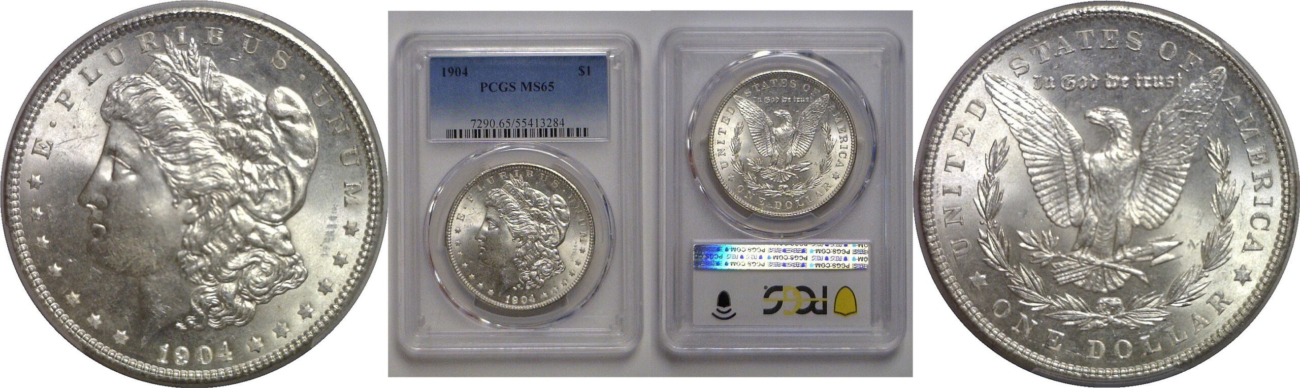 1904 Morgan Dollar   PCGS MS-65