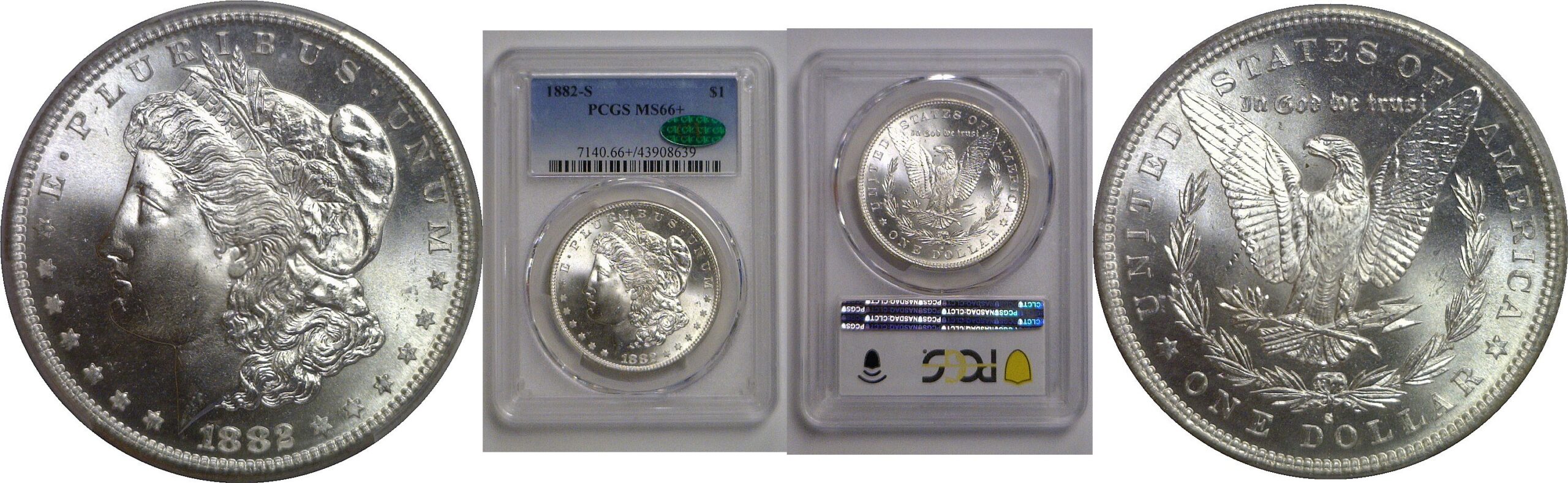 1882-S Morgan Dollar   PCGS MS-66+ CAC
