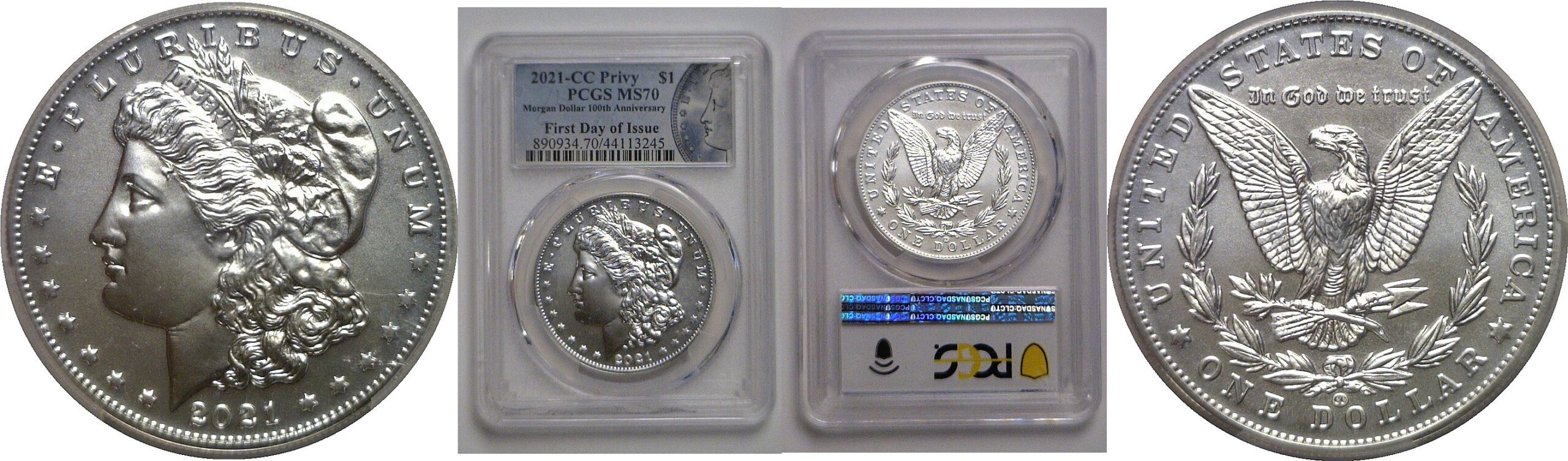 2021 Morgan Dollar   PCGS MS-70