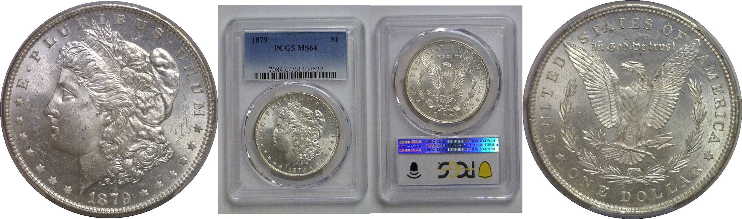 1879 Morgan Dollar   PCGS MS-64