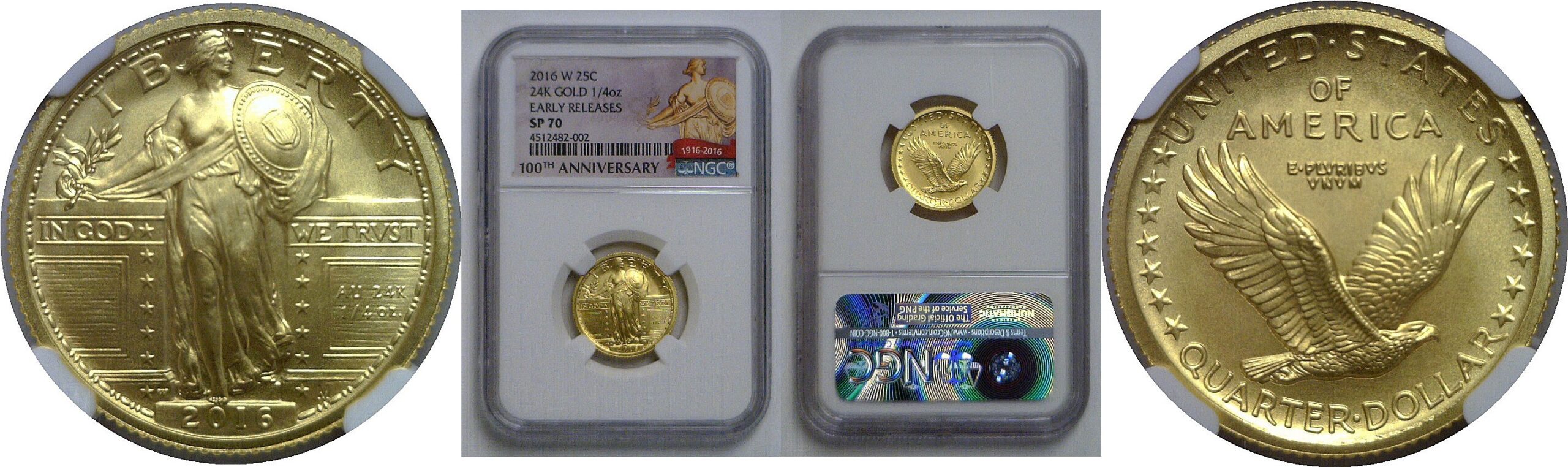 2016-W Standing Liberty Quarter   NGC SP-70