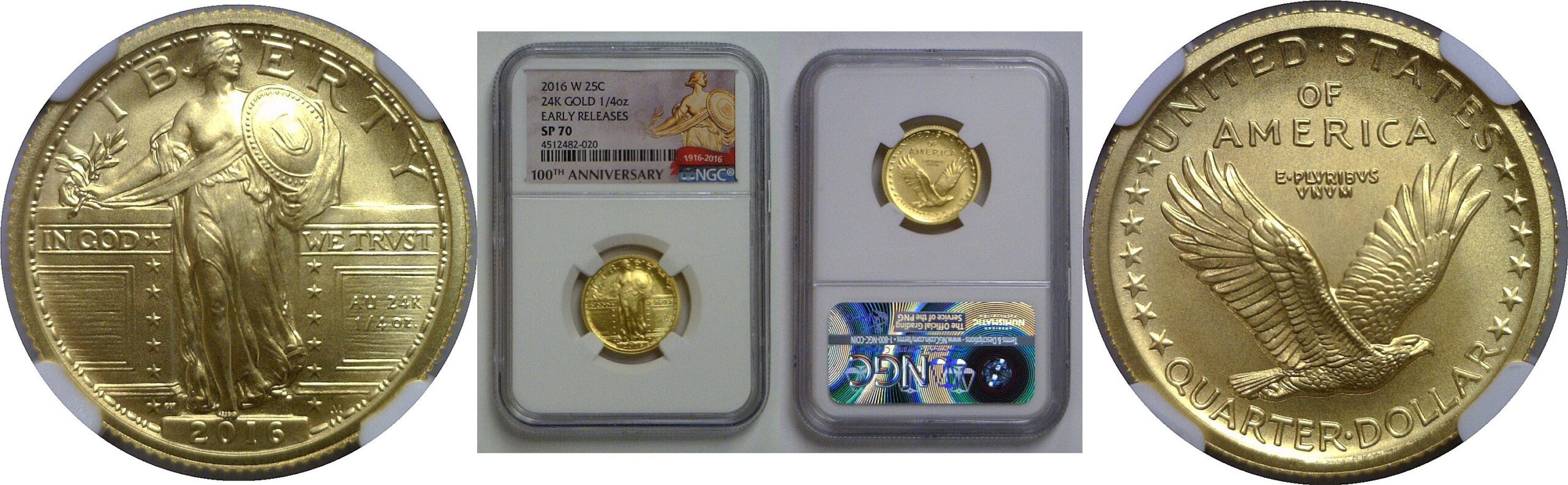 2016-W Standing Liberty Quarter   NGC SP-70
