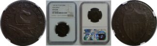 1787 "No Plow Sprig" New Jersey Copper   NGC XF-45