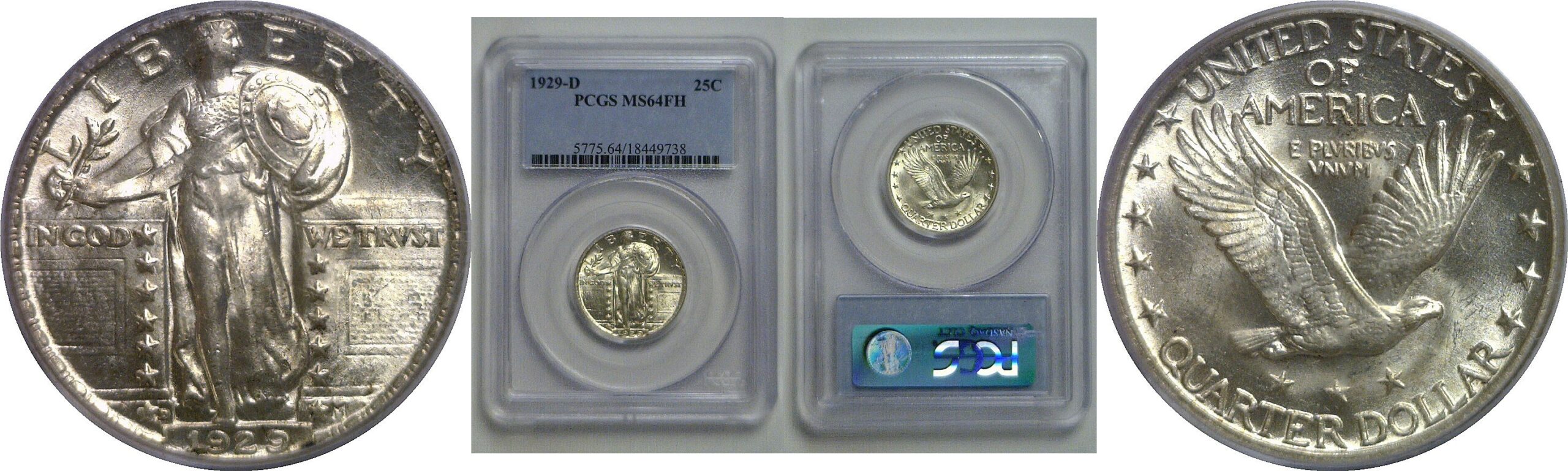 1929-D Standing Liberty Quarter   PCGS MS-64 FH