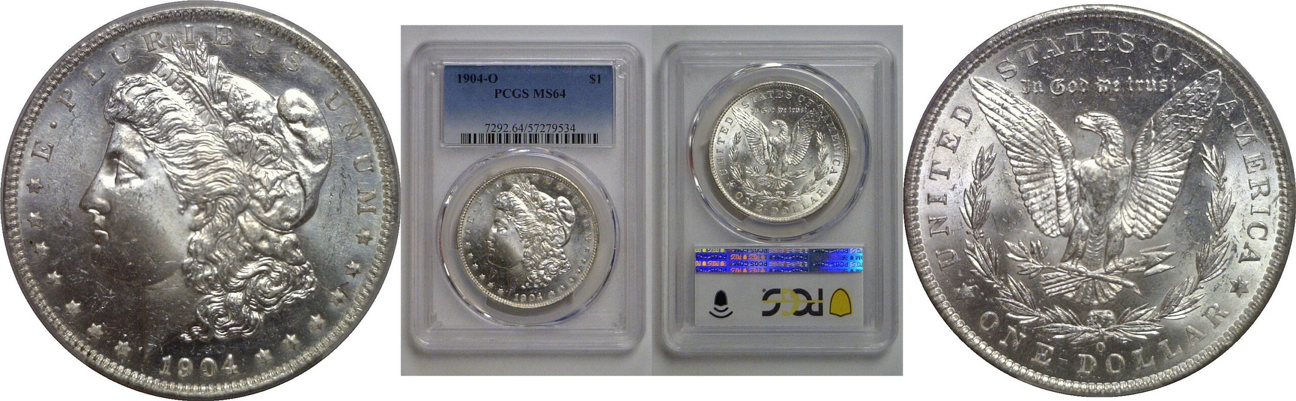 1904-O Morgan Dollar   PCGS MS-64
