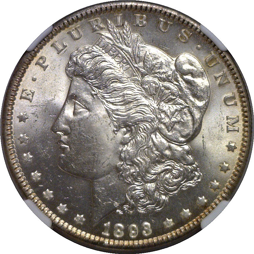 1893 Morgan Dollar NGC MS-62 - Coast to Coast Coins & Currency