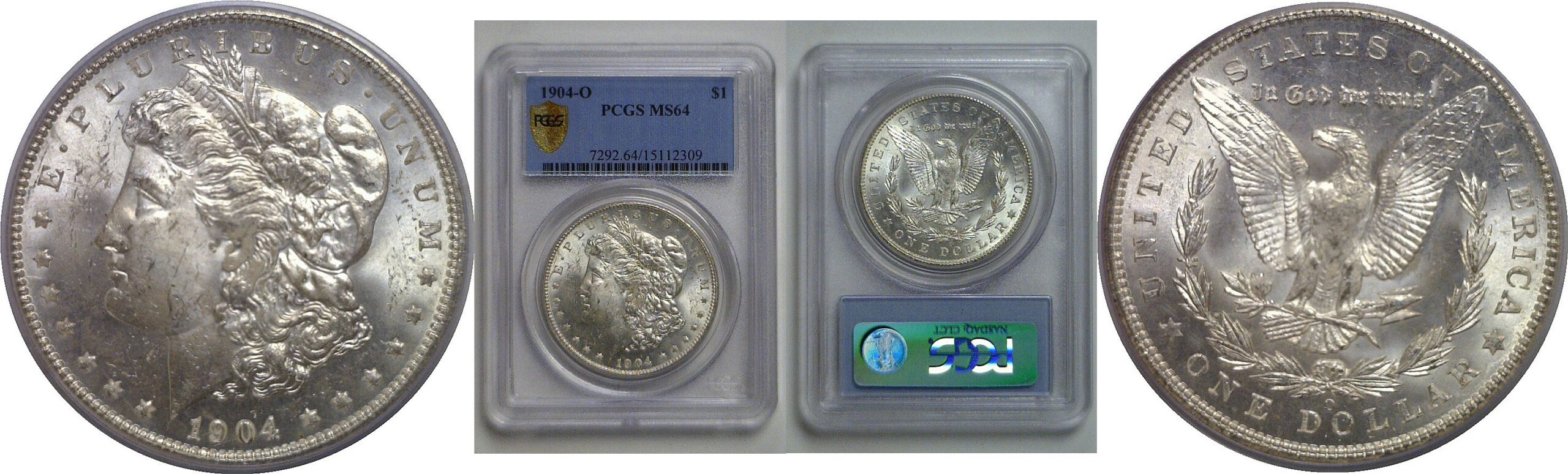 1904-O Morgan Dollar   PCGS MS-64