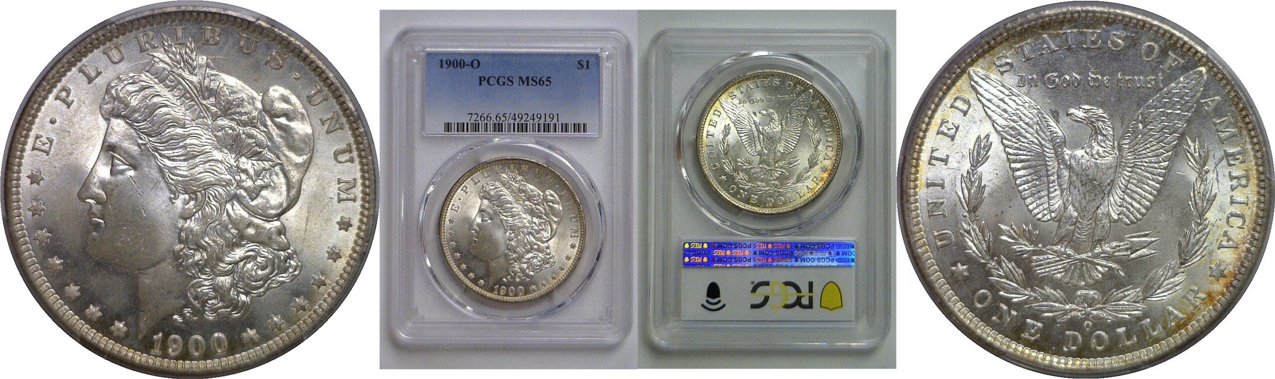 1900-O Morgan Dollar   PCGS MS-65
