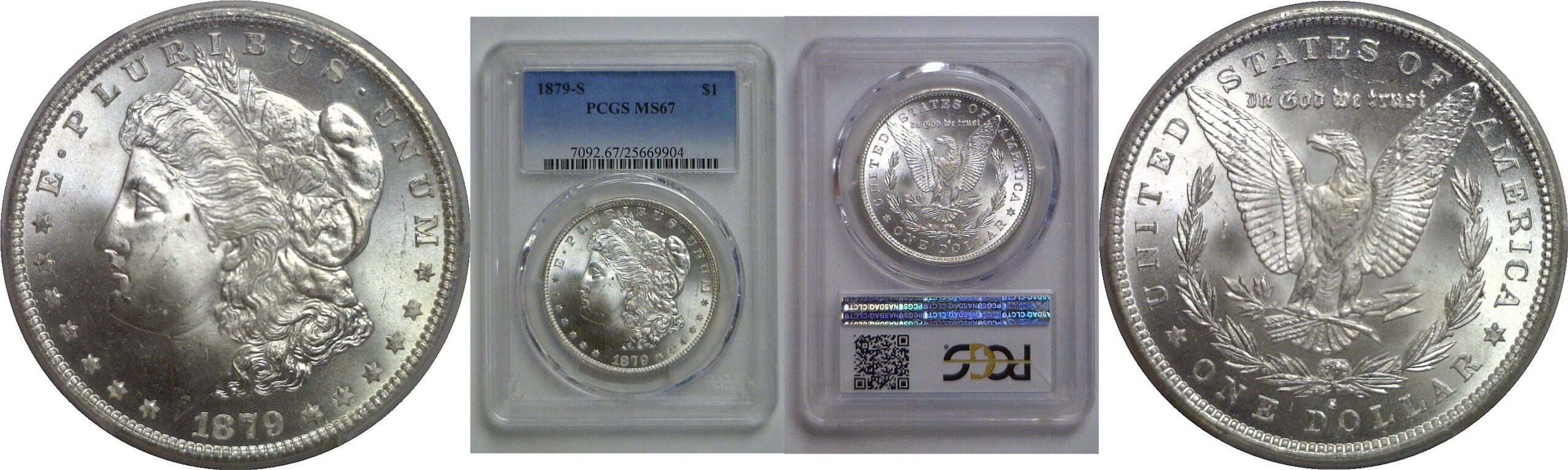 1879-S Morgan Dollar   PCGS MS-67