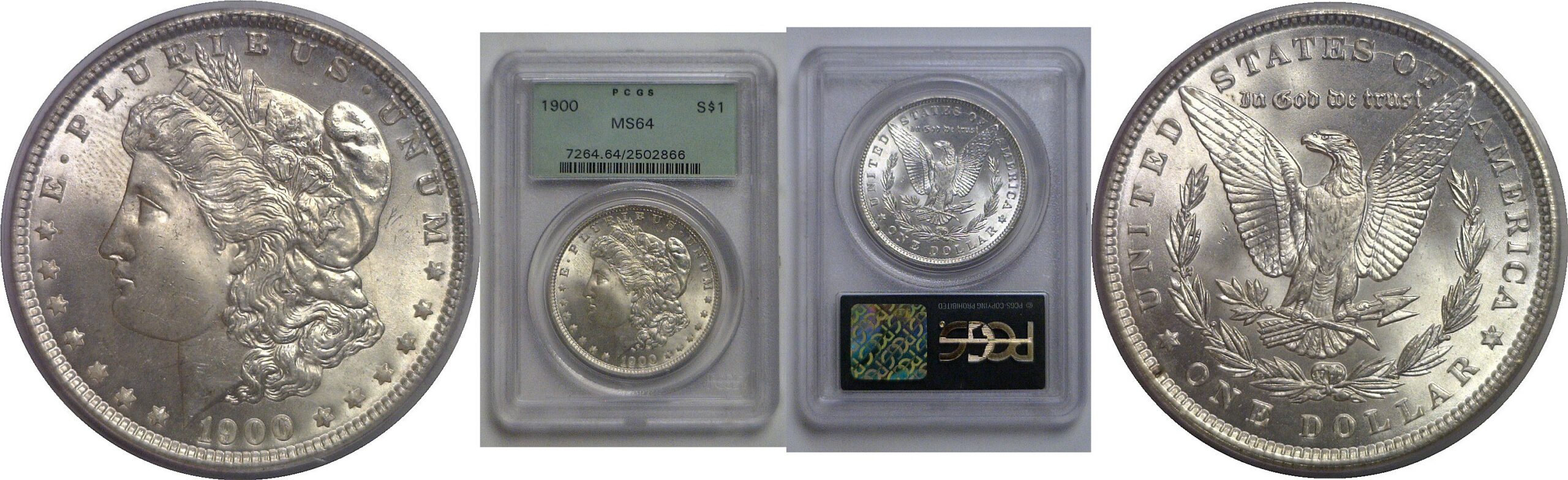 1900 Morgan Dollar   PCGS MS-64