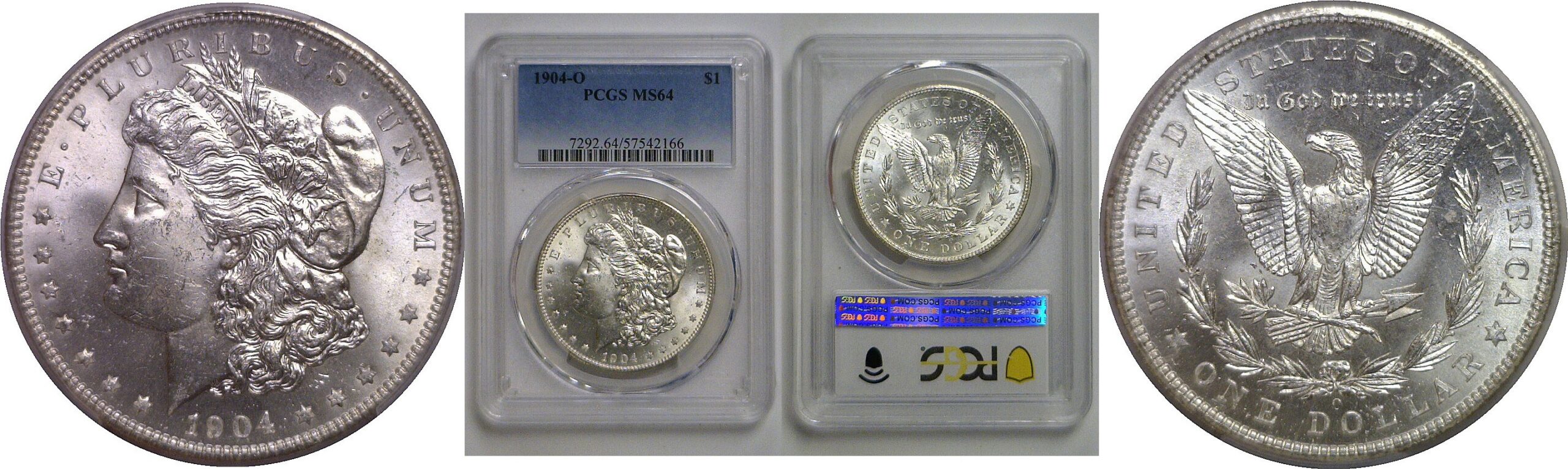 1904-O Morgan Dollar   PCGS MS-64