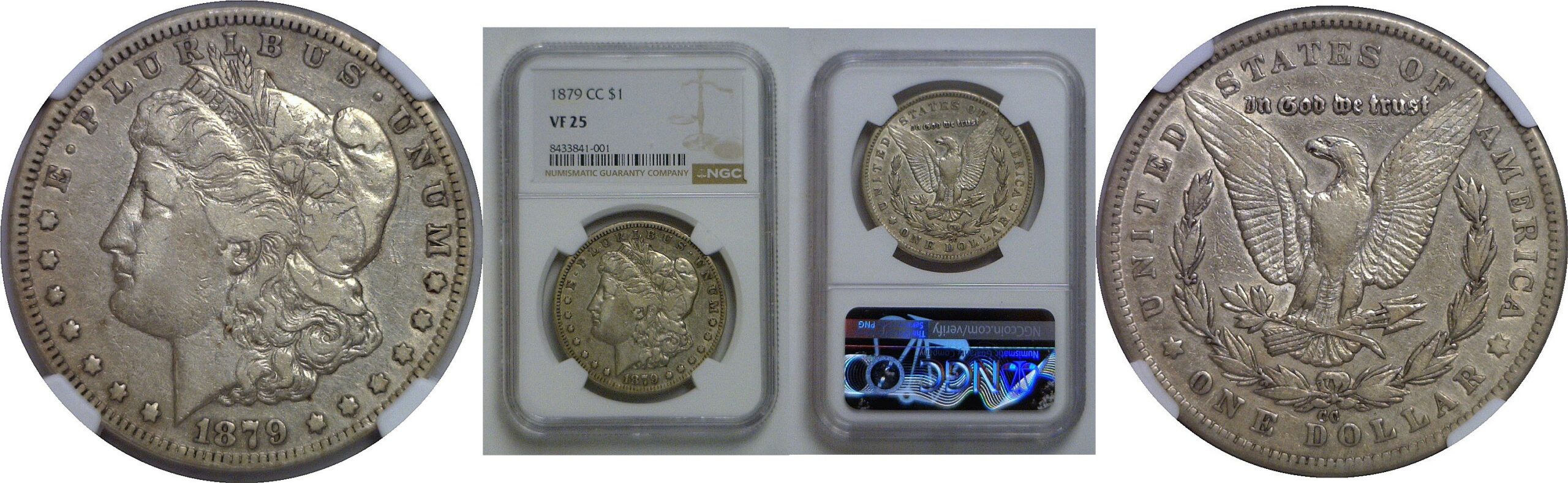 1879-CC Morgan Dollar   NGC VF-25