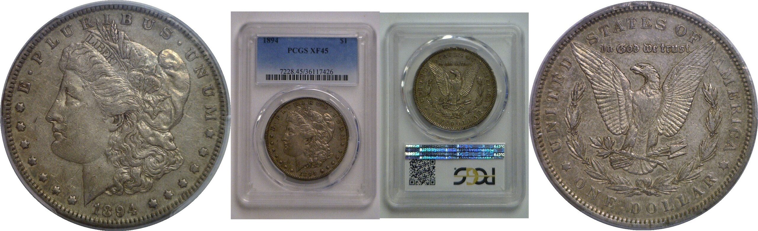 1894 Morgan Dollar   PCGS XF-45