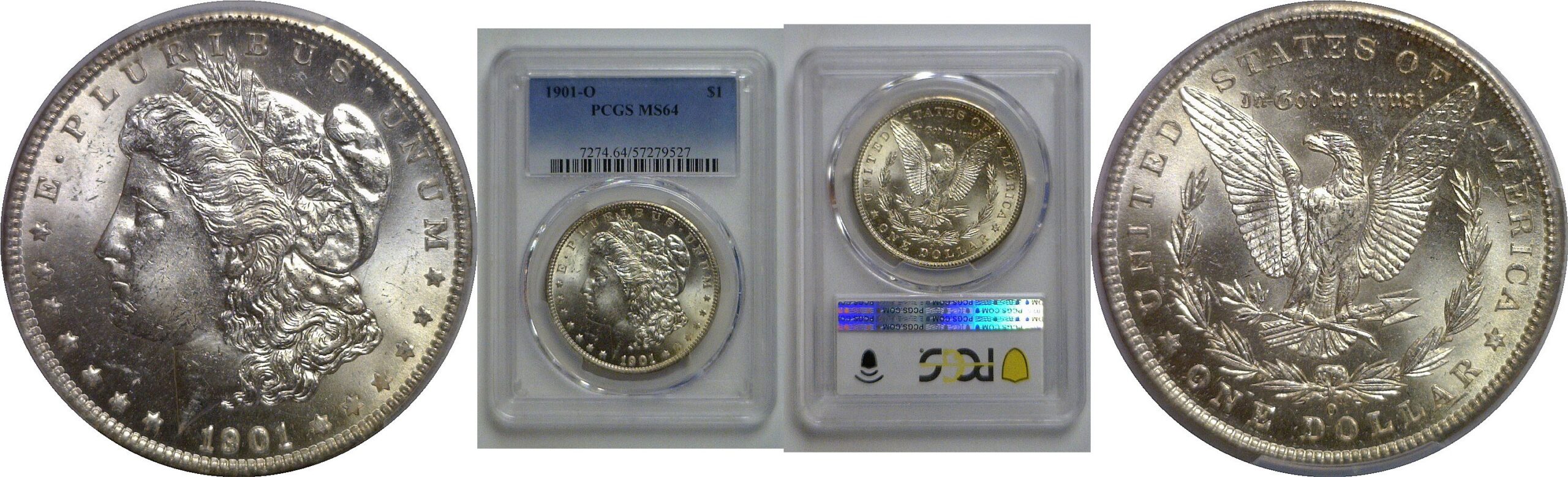 1901-O Morgan Dollar   PCGS MS-64