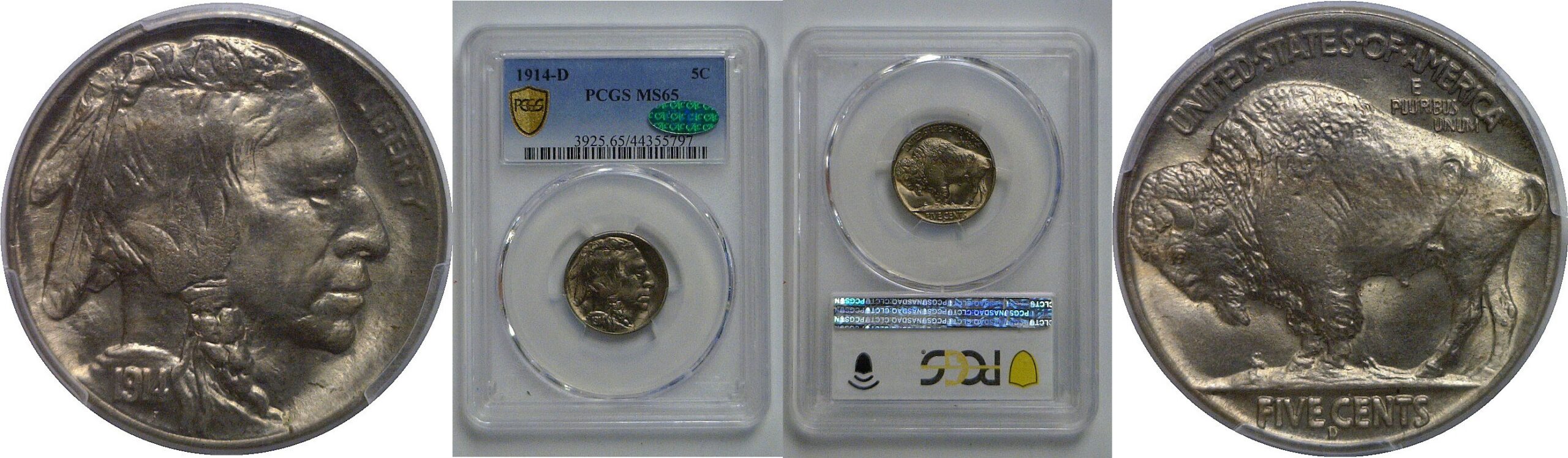 1914-D Buffalo Nickel   PCGS MS-65  CAC