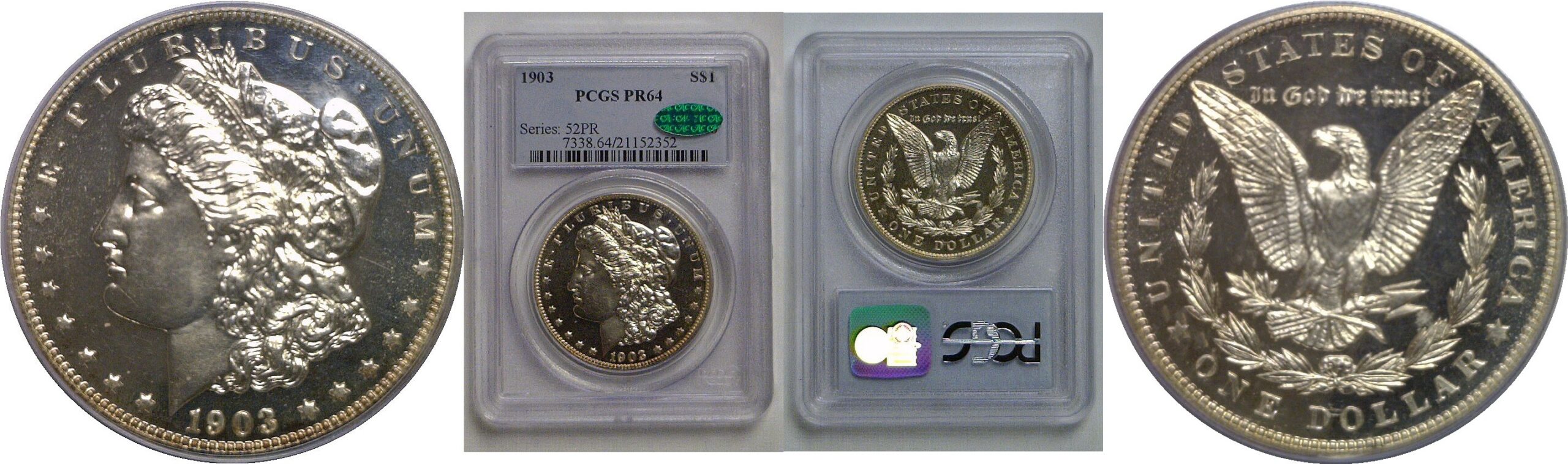 1903 Morgan Dollar   PCGS PR-64  CAC