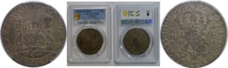 1760-Mo MM 8 Reales   Mexico (Charles III)   PCGS AU-50  (Calico-1073)