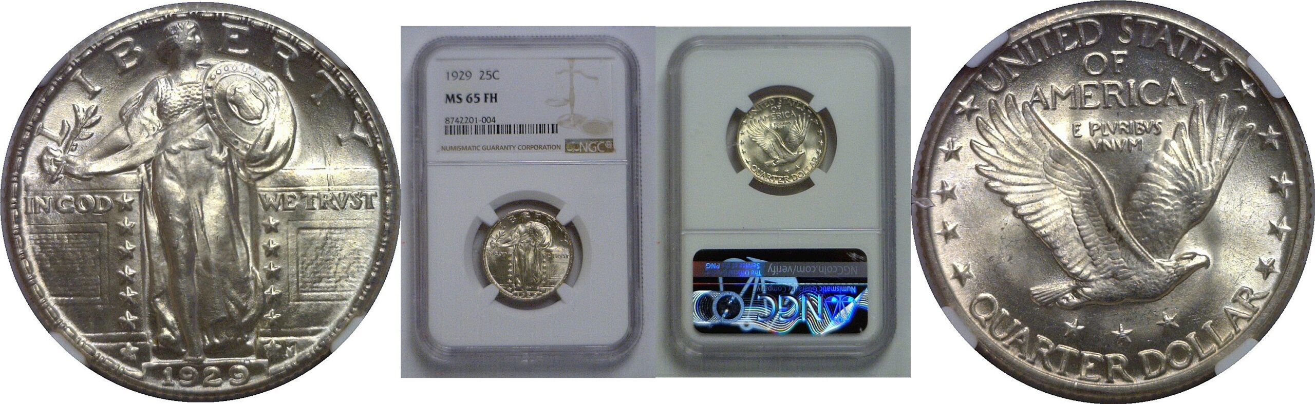 1929 Standing Liberty Quarter   NGC MS-65