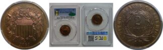 1869 Two Cent Piece   PCGS PR-66+ RB  CAC