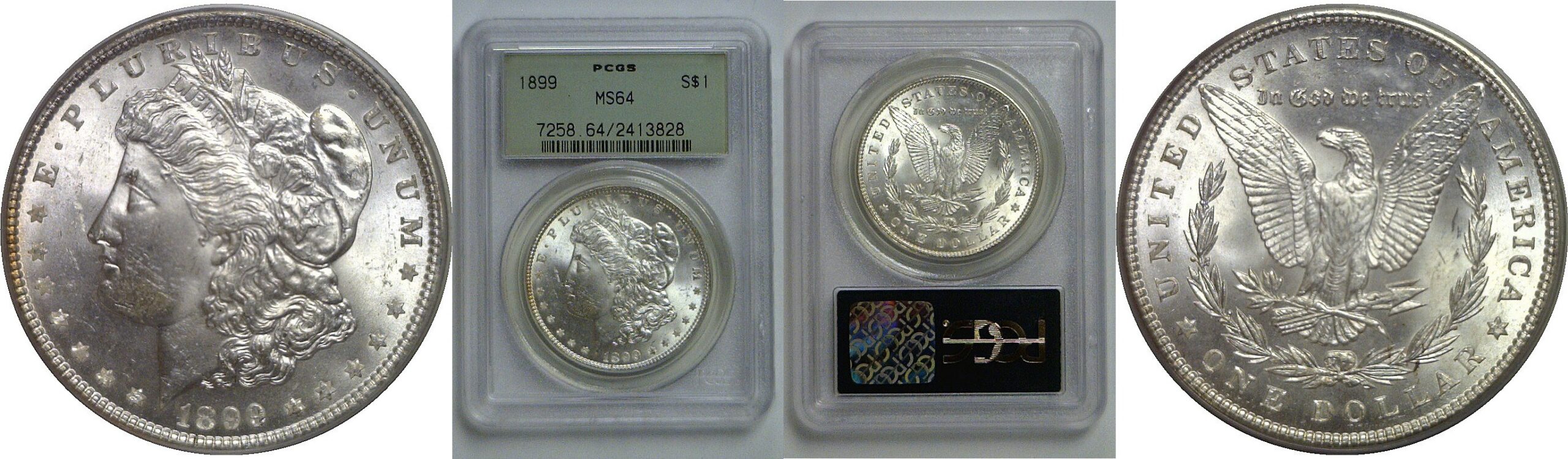 1899 Morgan Dollar   PCGS MS-64