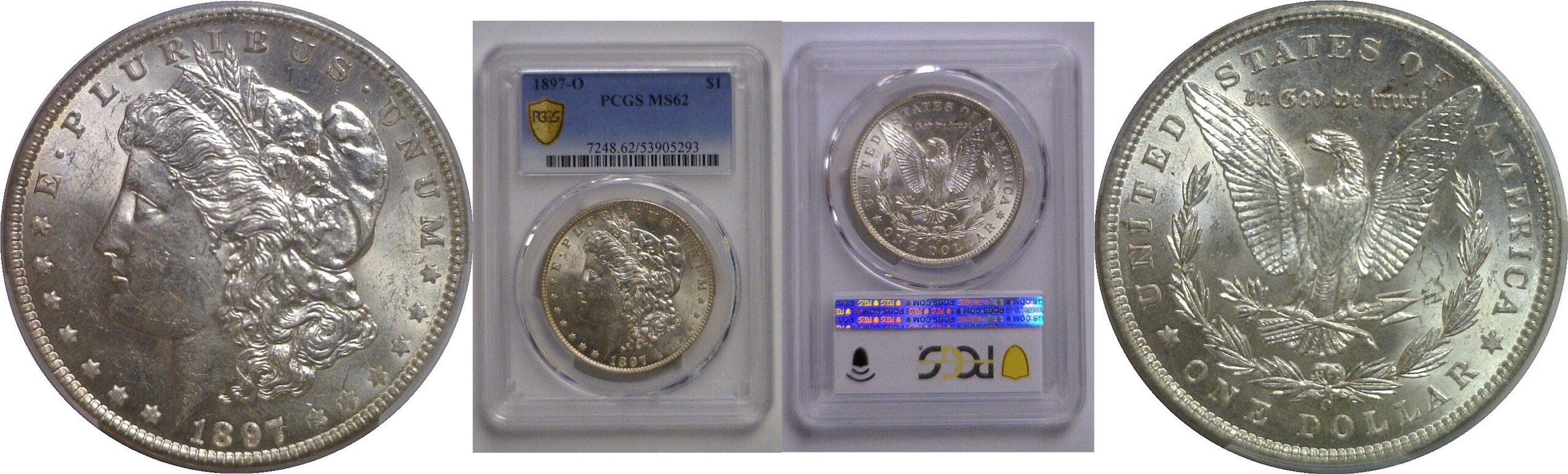 1897-O Morgan Dollar   PCGS MS-62