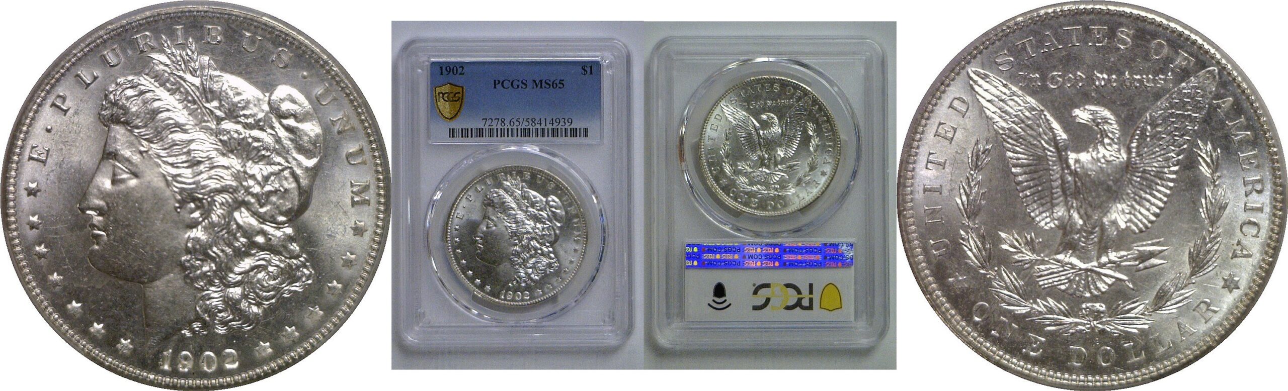 1902 Morgan Dollar   PCGS MS-65