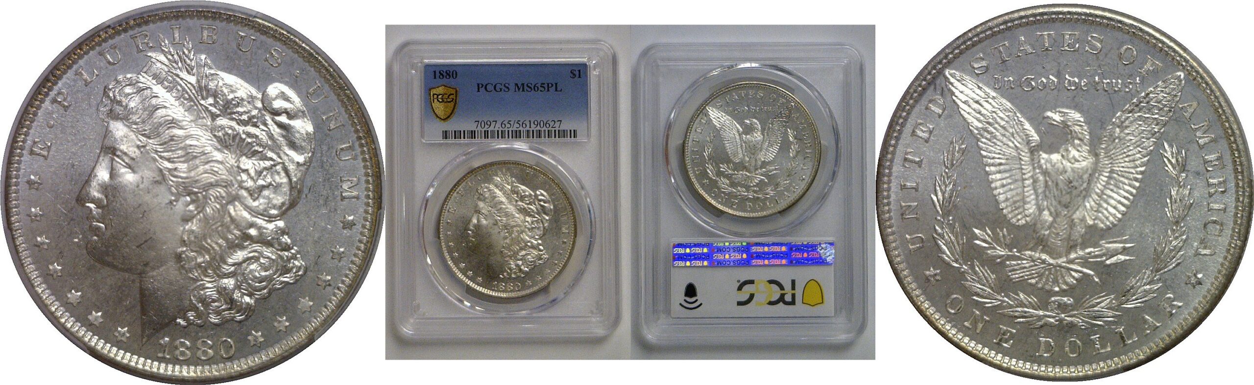 1880 Morgan Dollar   PCGS MS-65 PL