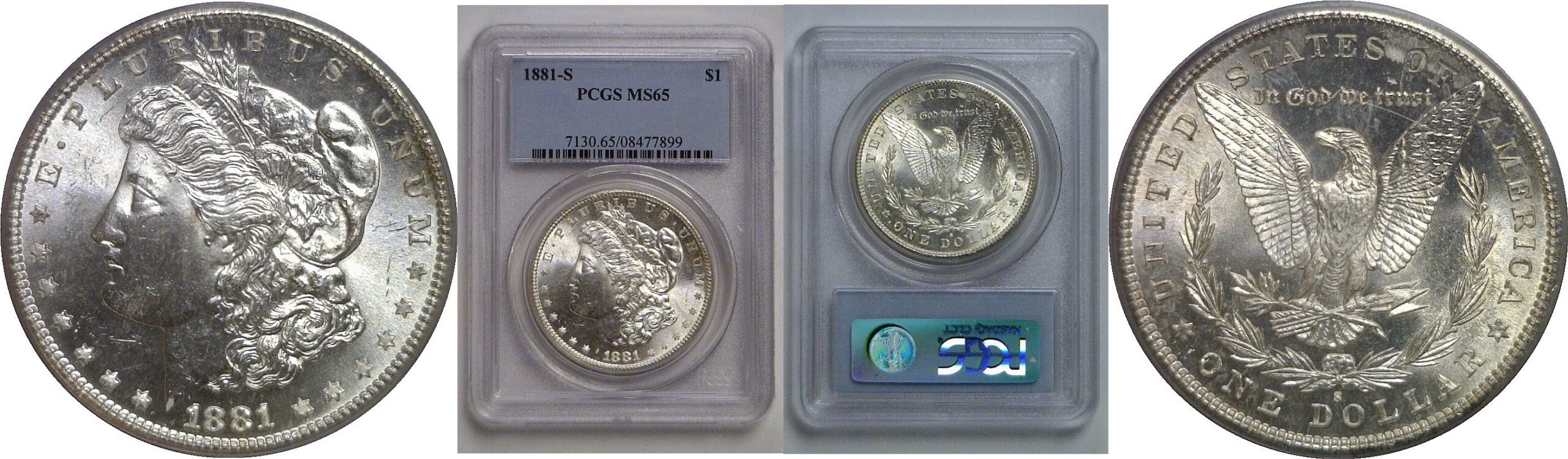 1881-S Morgan Dollar   PCGS MS-65
